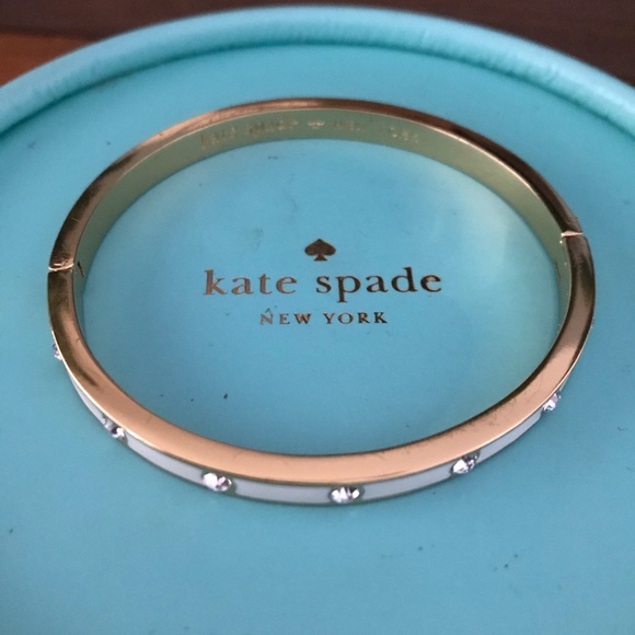 Kate Spade white/gold bracelet. - Picture 3 of 3